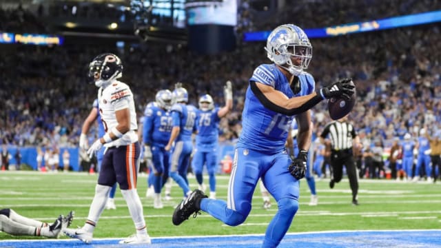 Detroit Lions wide receiver Amon-Ra St. Brown.